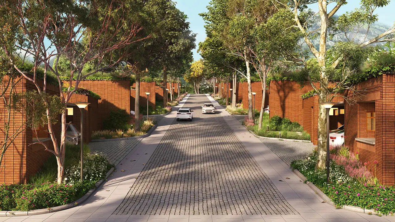 Total Environment Sarjapur Villa floor plan and amenities